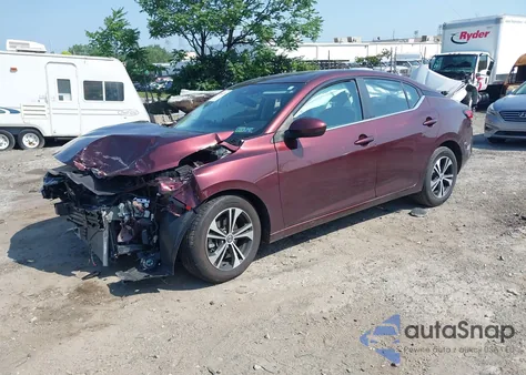 2021 Nissan Sentra Sv Xtronic Cvt z USA, uszkodzony, nr VIN 3N1AB8CV1MY277940